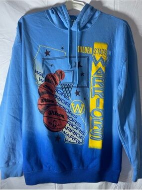 Golden State Warriors Blue Pullover Hoodie